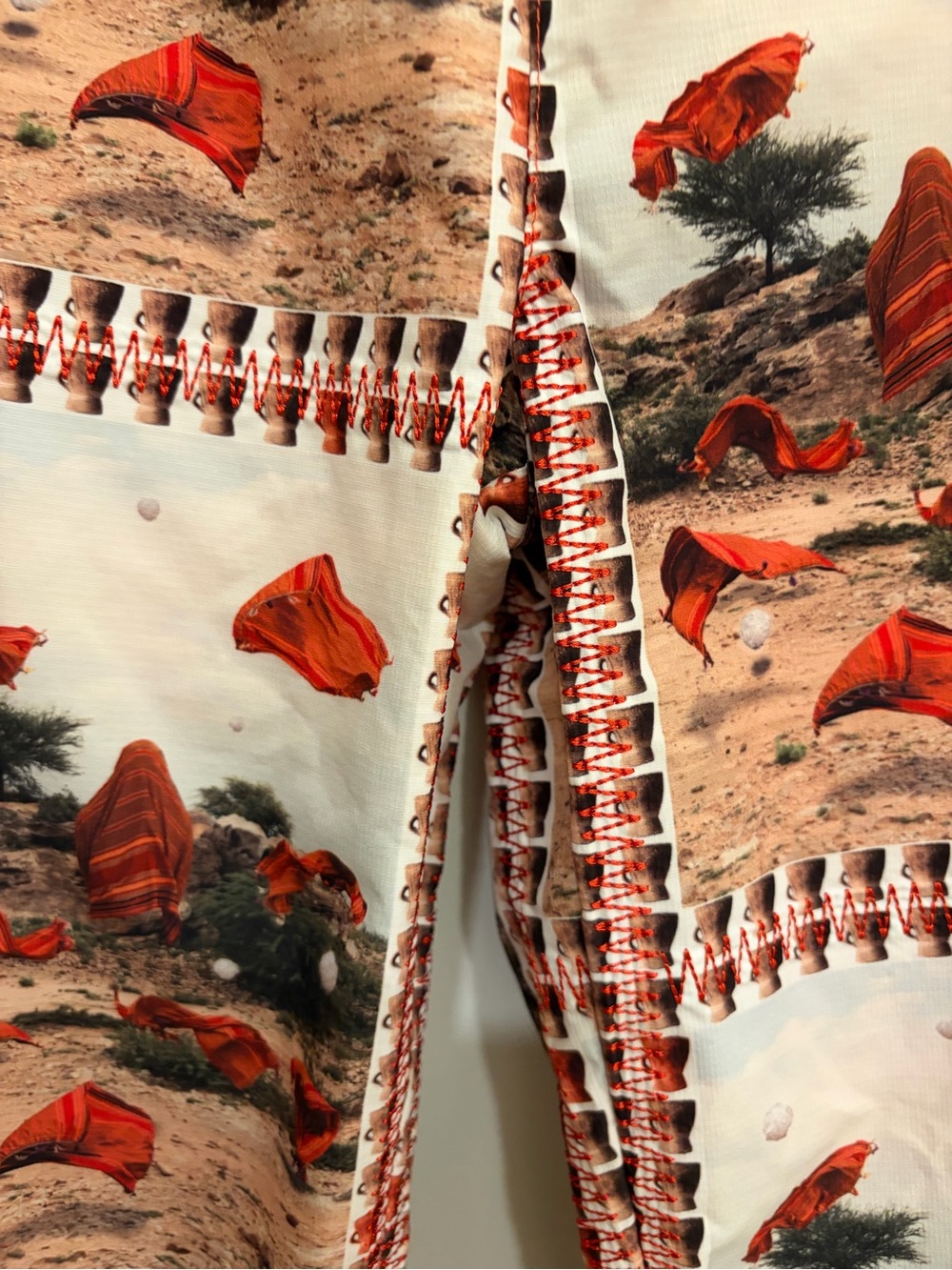 Daily Paper Multicolor Rashid Print Pants - Picture 6 of 8